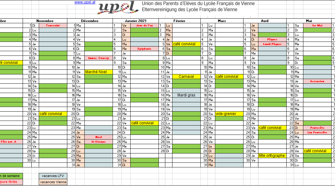 Lettre UPEL – juillet 2020